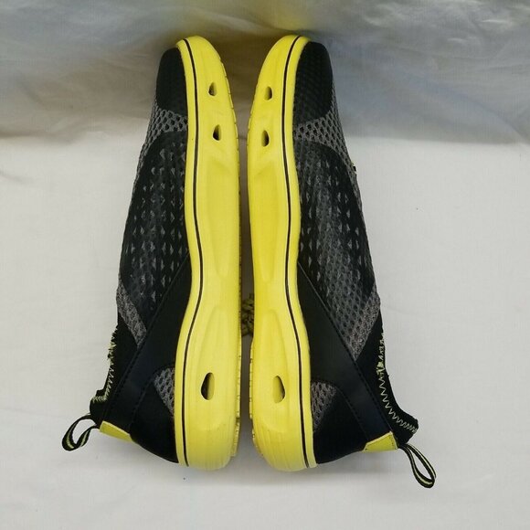 ✅Champion C9 Ernesto Youth Sz 6 Water Shoes Gray/Yellow/Black Mesh Lace Sneakers - Picture 6 of 9